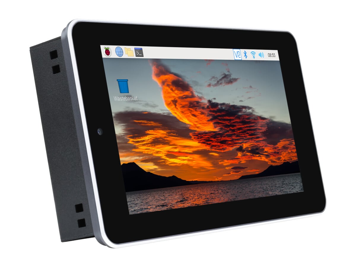 WaveShare 7 Zoll Touchscreen All-in-One Kit til Raspberry Pi CM4, 5MP kamera