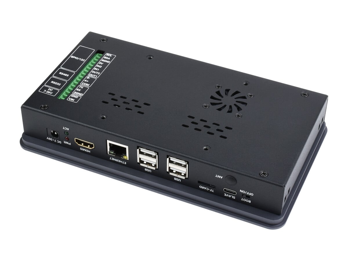 WaveShare 7 Zoll Touchscreen All-in-One Kit til Raspberry Pi CM4, 5MP kamera