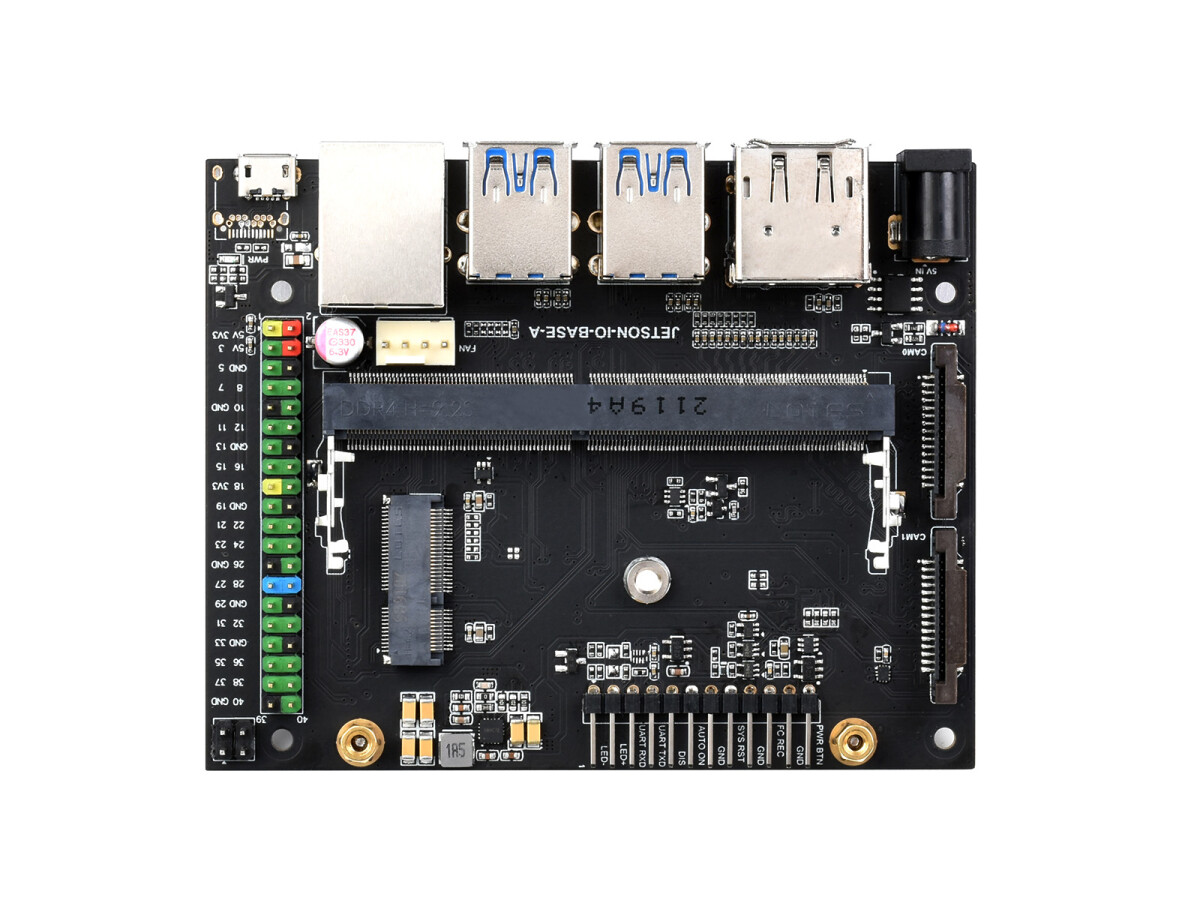 WaveShare Jetson-IO-Base-A bæreplade til Jetson Nano og Xavier NX