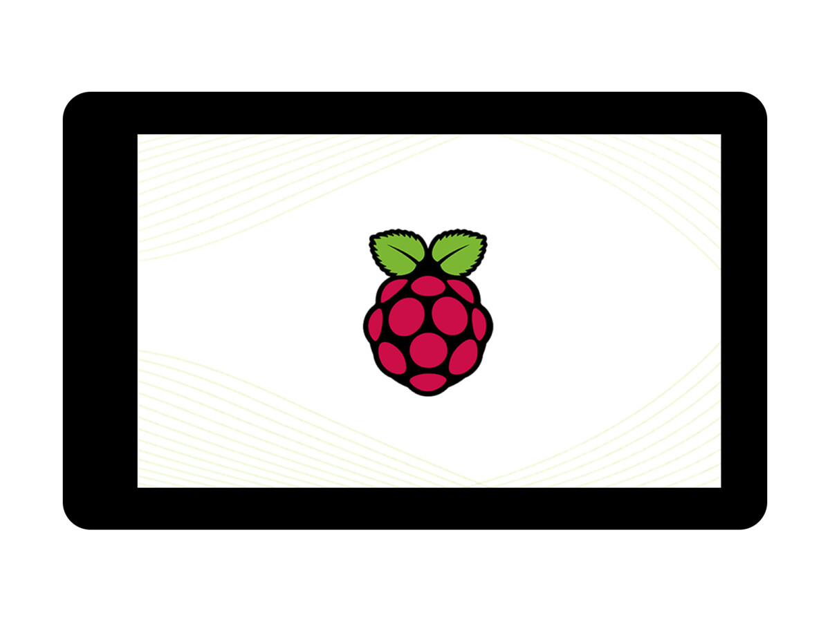WaveShare 4-tums kapacitiv berøringsskærm til Raspberry Pi 480x800 DSI interface