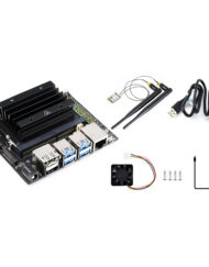 WaveShare Jetson Nano Dev Kit A Carrier Board med Jetson Nano og tilbehør