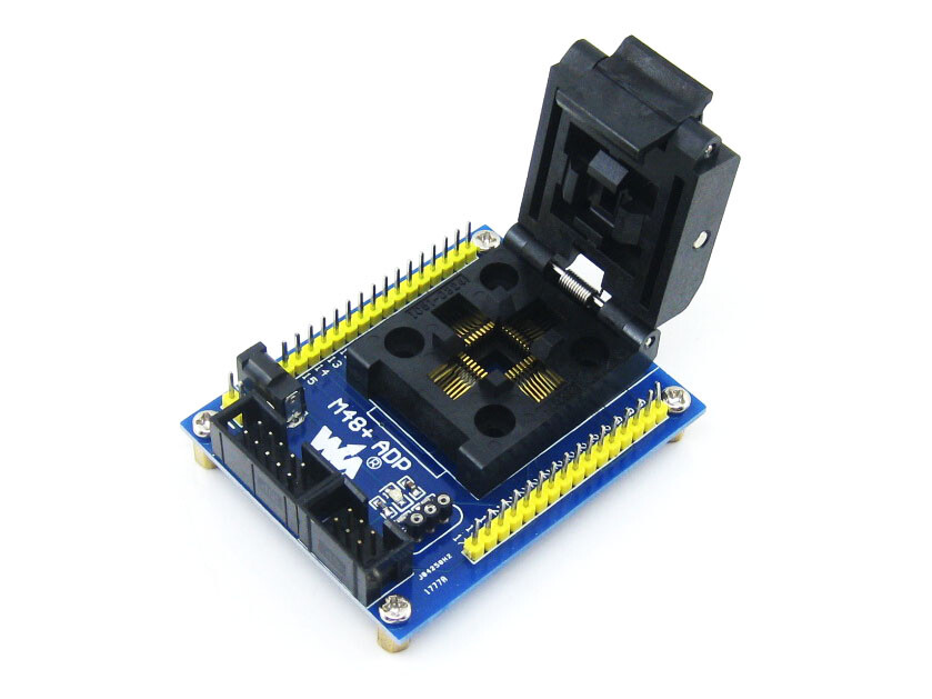 Yamaichi M48+ ADP IC Test & Burn-in stik med bundkort for AVR TQFP32 pakke