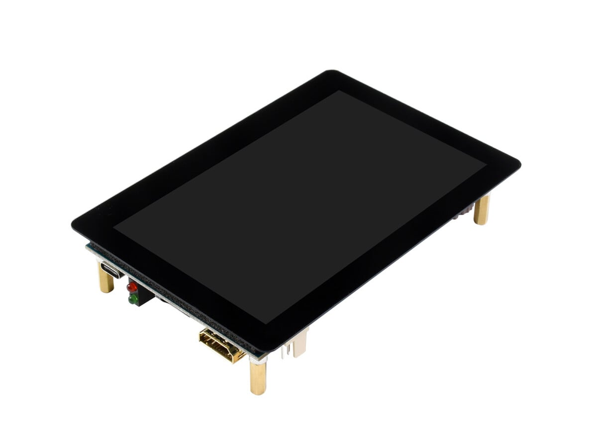 WaveShare 5-tommers touchskærm udvidelse til Raspberry Pi CM4 PoE Header Gigabit Ethernet 4K output