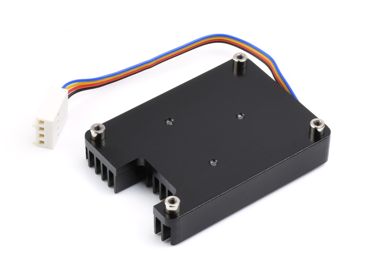 WaveShare Dedikeret All-in-One 3007 Køleventilator til Raspberry Pi Compute Module 4 CM4, Hastighed justerbar med termiske tape