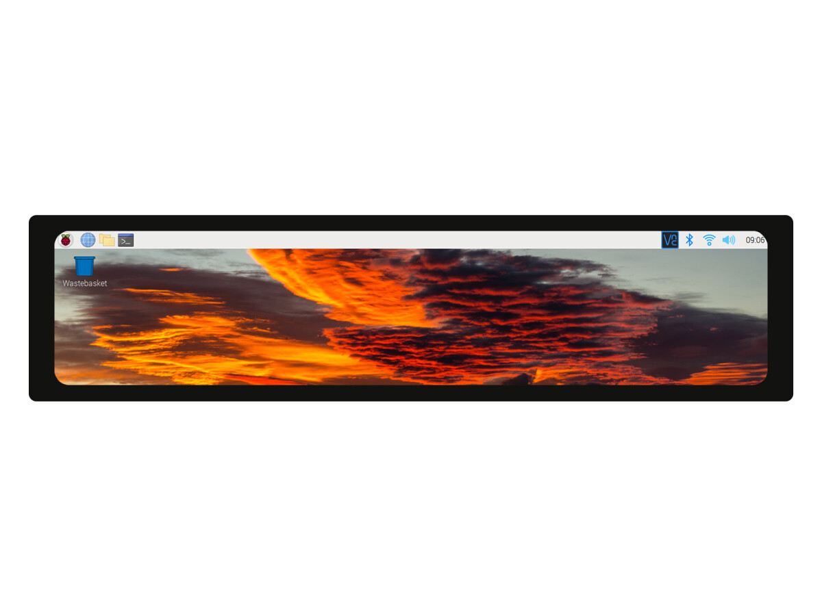 WaveShare 11,9 Zoll Kapazitiver Touch-Display für Raspberry Pi 320x1480 IPS DSI-Schnittstelle