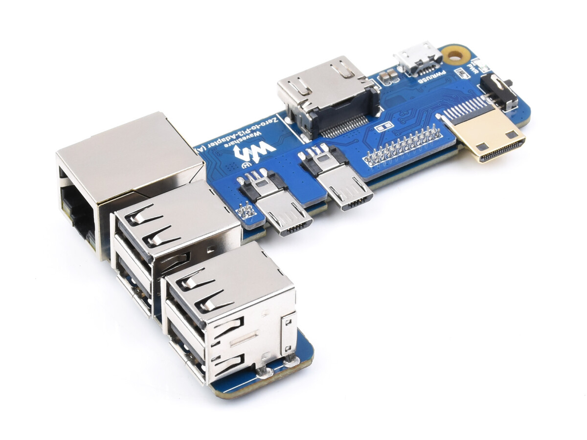 WaveShare Raspberry Pi Zero to 3B Adapter Alternativ løsning til Raspberry Pi 3 Model B/B+