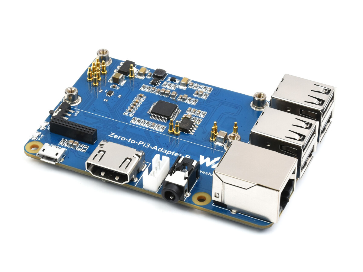 WaveShare Raspberry Pi Zero 2W til 3B adapter – Alternativ løsning til Raspberry Pi 3 Model B/B+