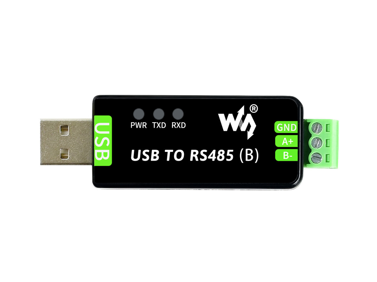 WaveShare Industrielt USB til RS485 Bi-direktionel Konverter CH343G Multi-beskyttelseskredsløb