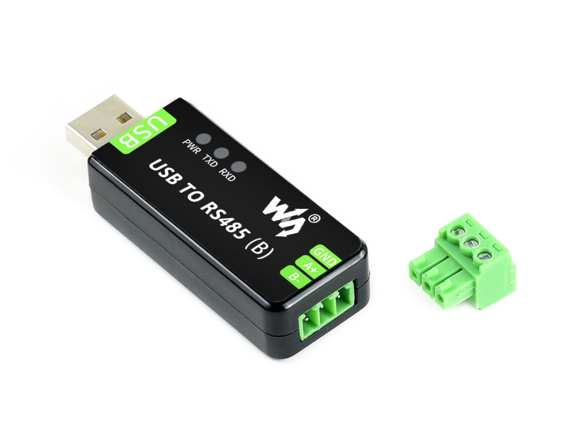 WaveShare Industrielt USB til RS485 Bi-direktionel Konverter CH343G Multi-beskyttelseskredsløb