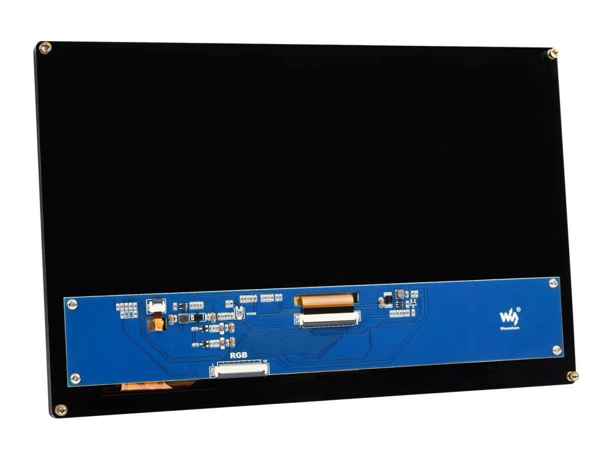 WaveShare 10,1 Zoll kapativer Touch LCD (F) 1024x600 Forstærket glas IPS-panel
