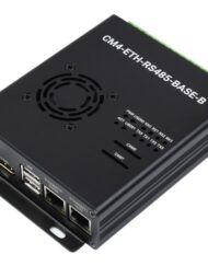 WaveShare Dual ETH Mini-Computer til Raspberry Pi Compute Module 4 (ikke inkluderet). Gigabit Ethernet 4CH Isoleret RS485