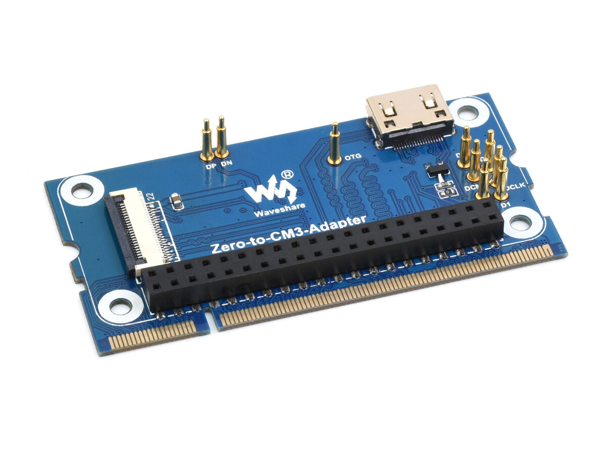 WaveShare Raspberry Pi Zero 2W til CM3-adapter Alternativ løsning til Raspberry Pi CM3 CM3+