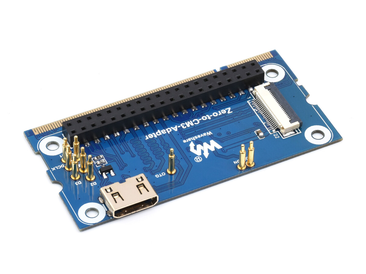 WaveShare Raspberry Pi Zero 2W til CM3-adapter Alternativ løsning til Raspberry Pi CM3 CM3+