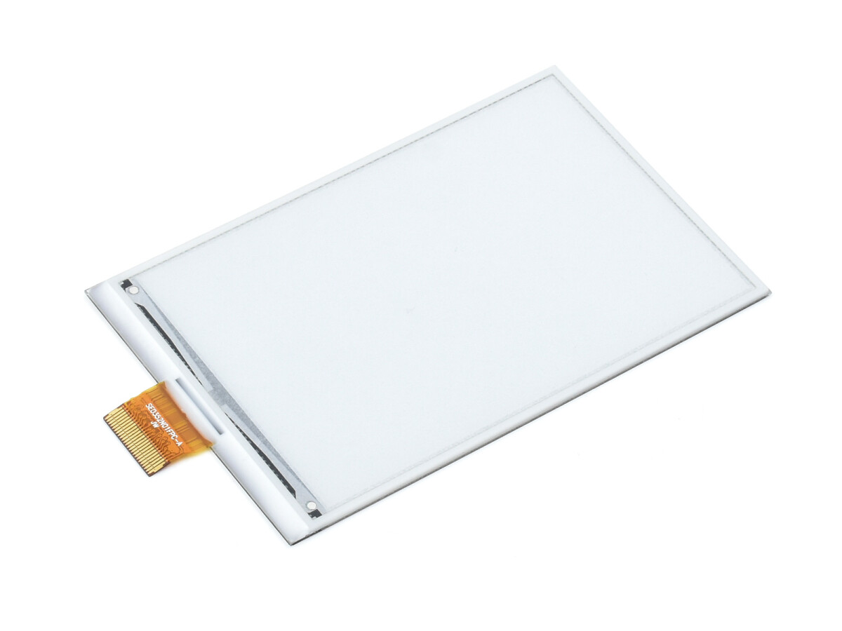 WaveShare 3,5 Zoll e-Paper rå display 360x240 SPI interface