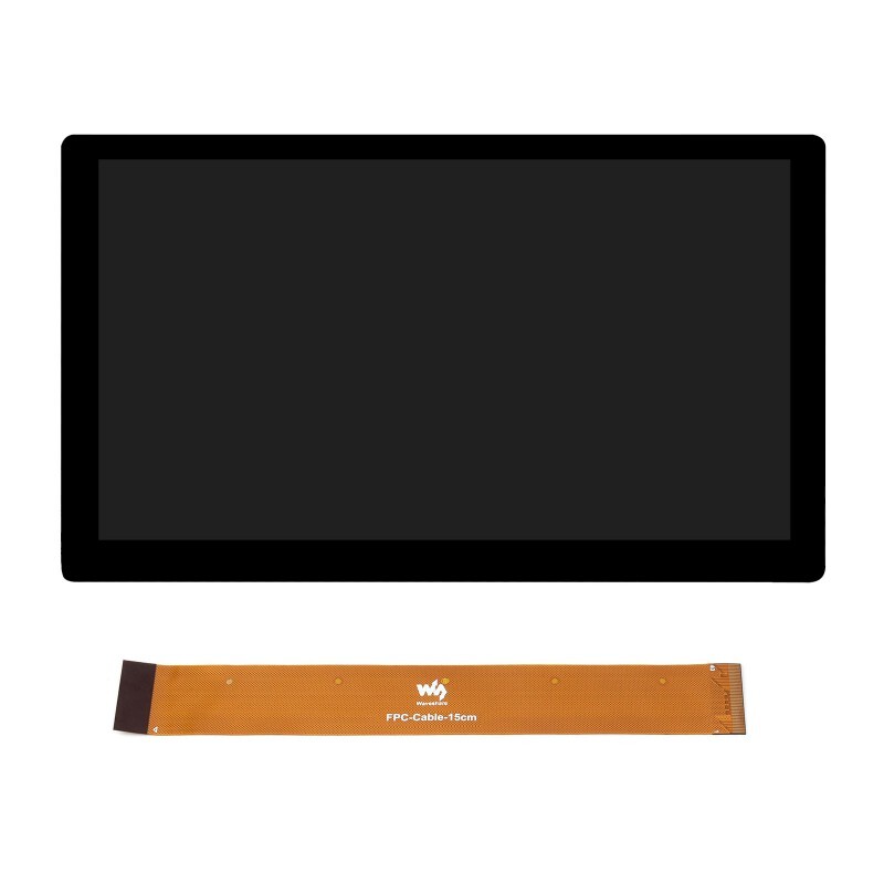 WaveShare 7-tommer QLED Touch Display 1024x600 med tilbehør til Raspberry Pi Jetson Nano PC