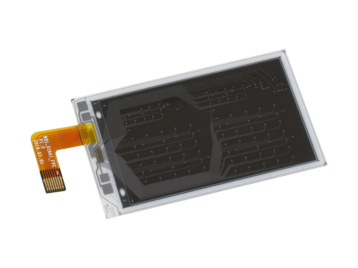 WaveShare 1,9 Zoll Segment E-Paper Rohdisplay mit 91 Segmenten, I2C-Bus, ideal für Temperatur- und Feuchtigkeitsmessgeräte, Luftbefeuchter, digitale Messgeräte
