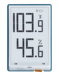 WaveShare 1,9 Zoll Segment E-Paper Modul mit 91 Segmenten, I2C-Bus, ideal til temperatur- og fugemåler, luftfugter, digital måler