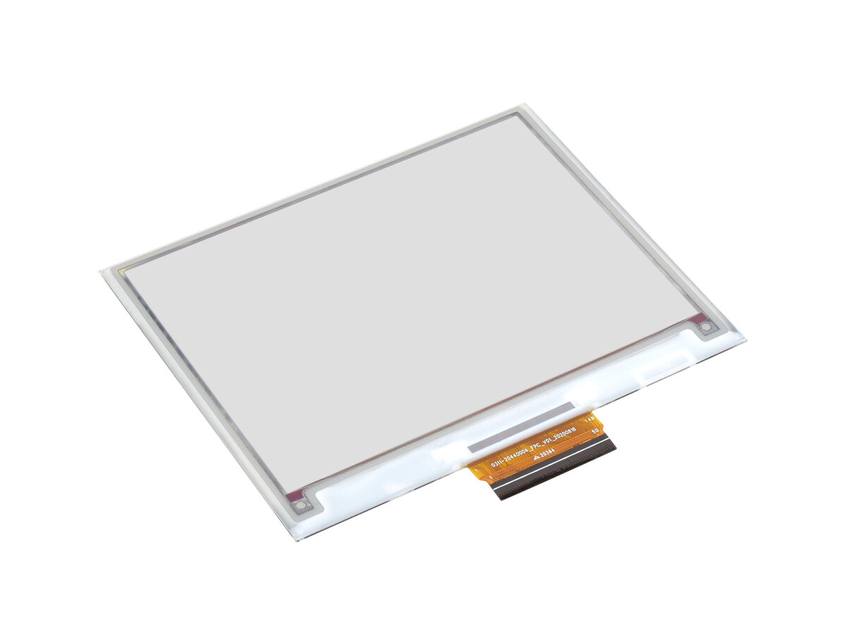 WaveShare 4,37 Zoll E-Paper (G) Rohdisplay 512x368 Rot/Gelb/Schwarz/Weiß