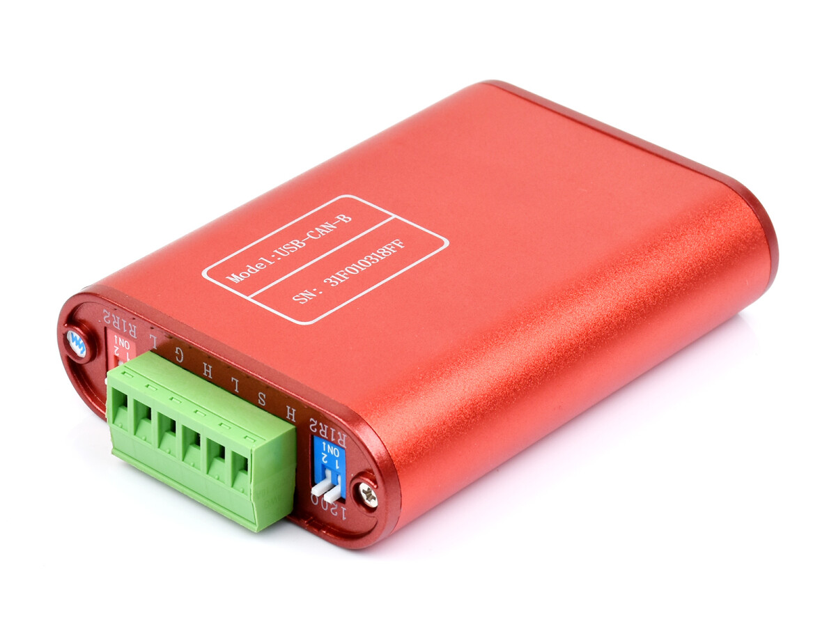 WaveShare USB til CAN-adapter, dualkanal, CAN-analysator, industriel isolering