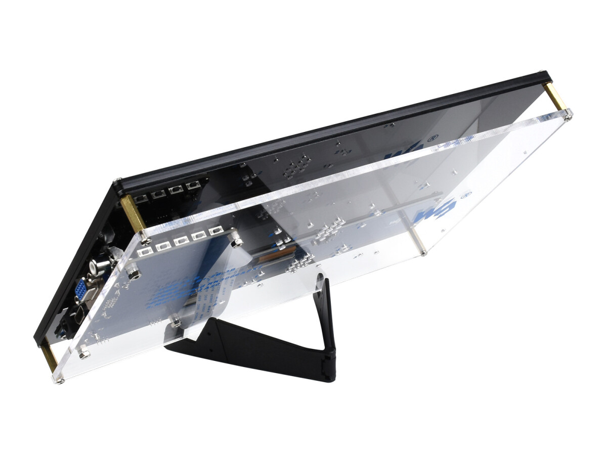 WaveShare 10,1 Zoll kapativer Touchscreen LCD (F) med kabinet 1024x600 HDMI til Raspberry Pi Jetson Nano