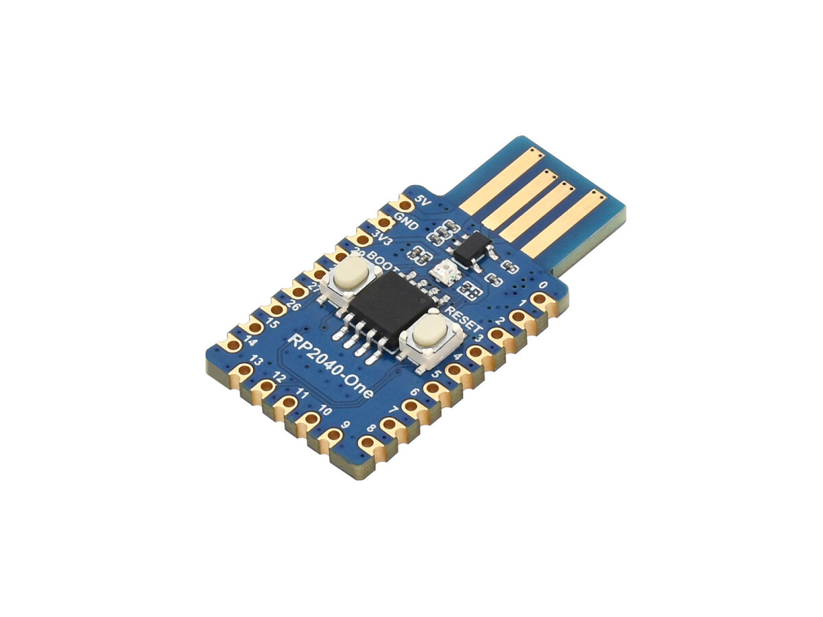 WaveShare RP2040-One 4MB Flash MCU-kort baseret på Raspberry Pi RP2040