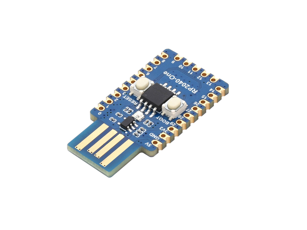 WaveShare RP2040-One 4MB Flash MCU-kort baseret på Raspberry Pi RP2040