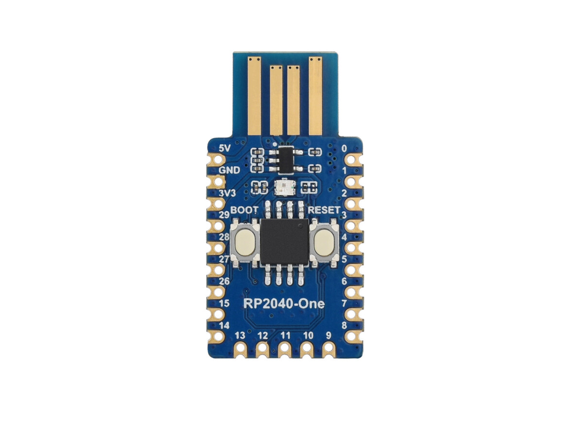 WaveShare RP2040-One 4MB Flash MCU-kort baseret på Raspberry Pi RP2040