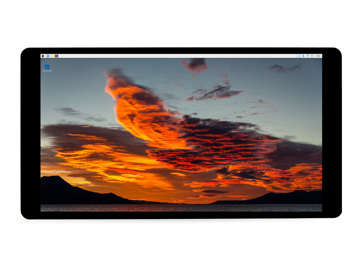 WaveShare 5,5 Zoll 2K Kapassitivt Touch LCD-display med kabinet til Raspberry Pi 1440x2560 HDMI-interface IPS-skærm