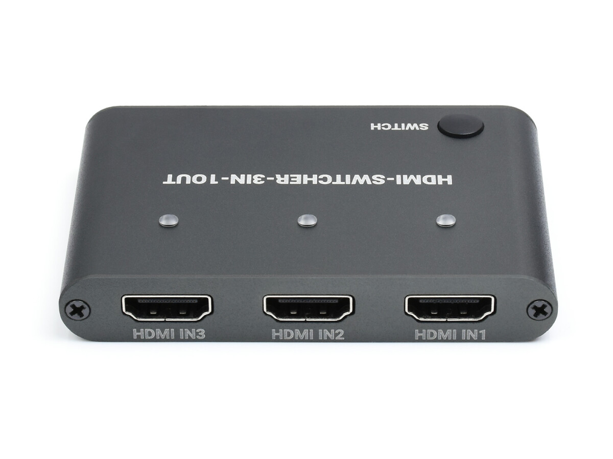 WaveShare HDMI 4K Switcher 3 In 1 Out One-Click