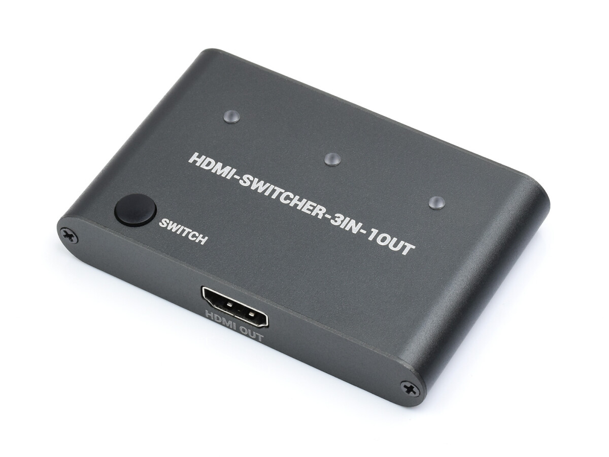 WaveShare HDMI 4K Switcher 3 In 1 Out One-Click
