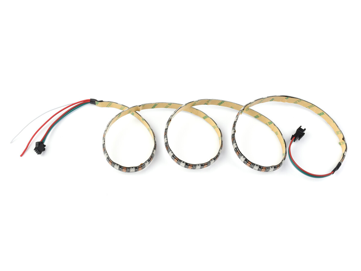 WaveShare WS2812 Digital RGB LED Strip Klipbar Programmerbar