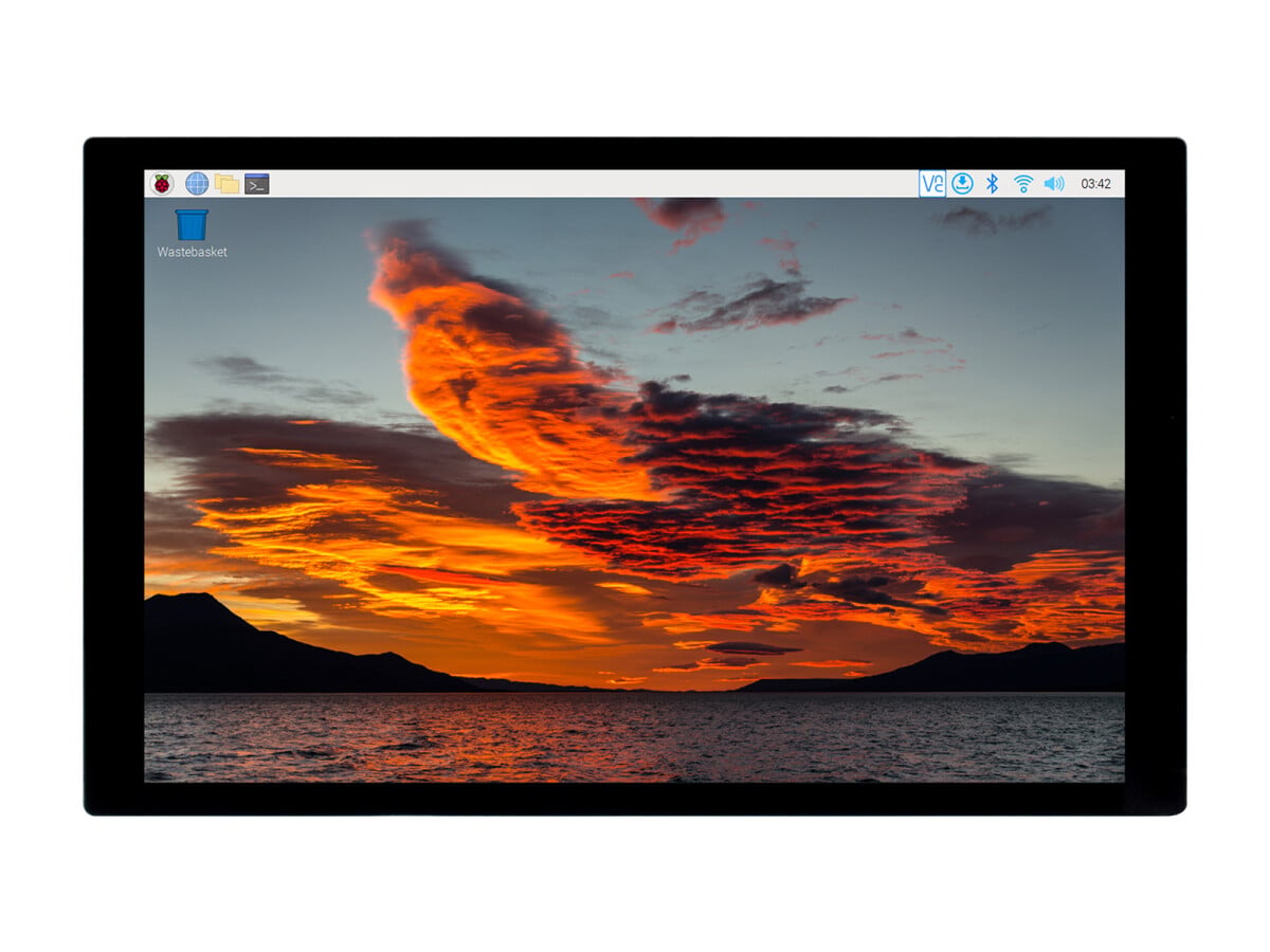 WaveShare 10,1 Zoll kapativer Touch-Display til Raspberry Pi 1280x800 IPS DSI Interface