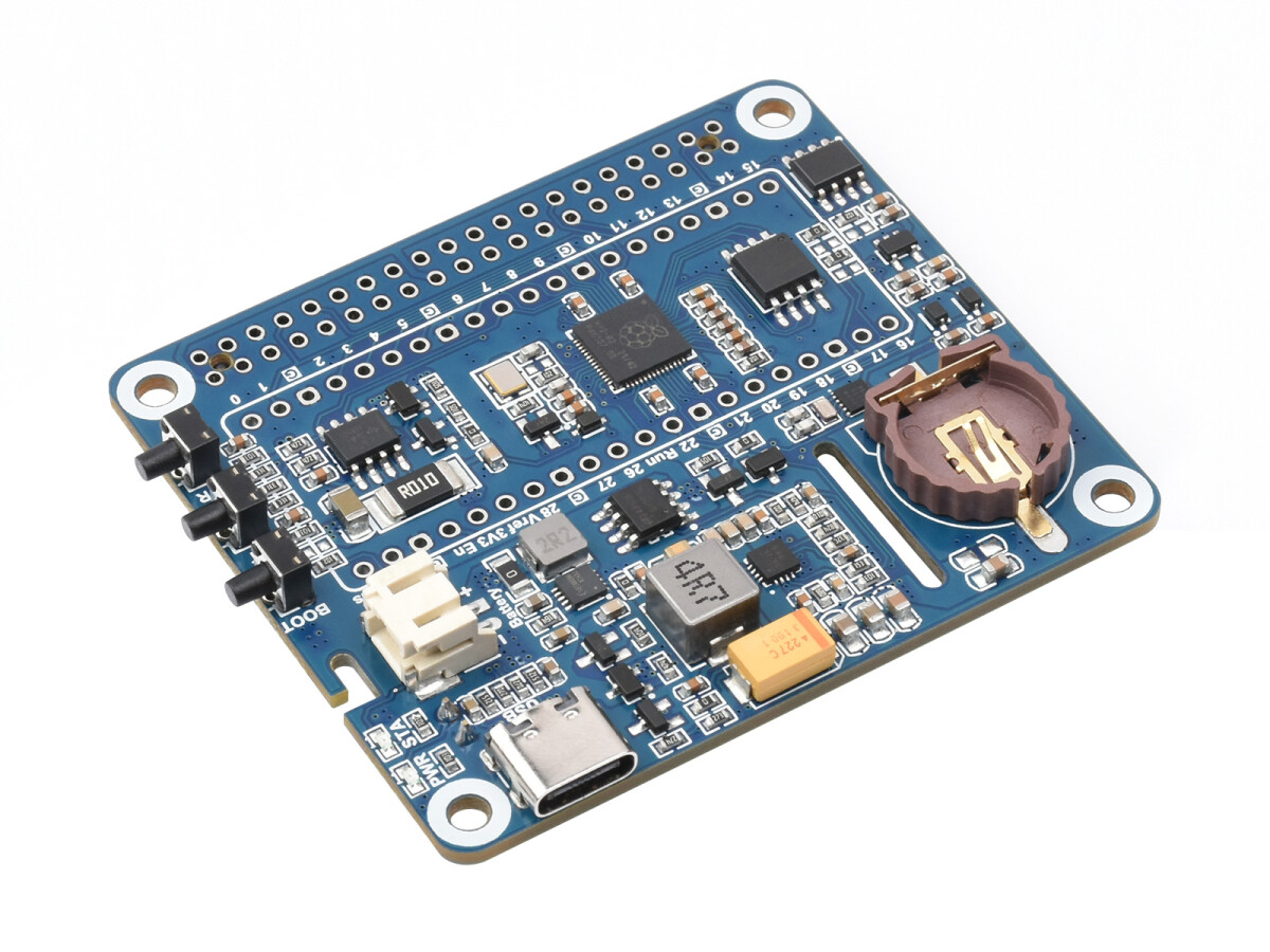 WaveShare Power Management HAT til Raspberry Pi med indbygget RTC og flere beskyttelseskredsløb