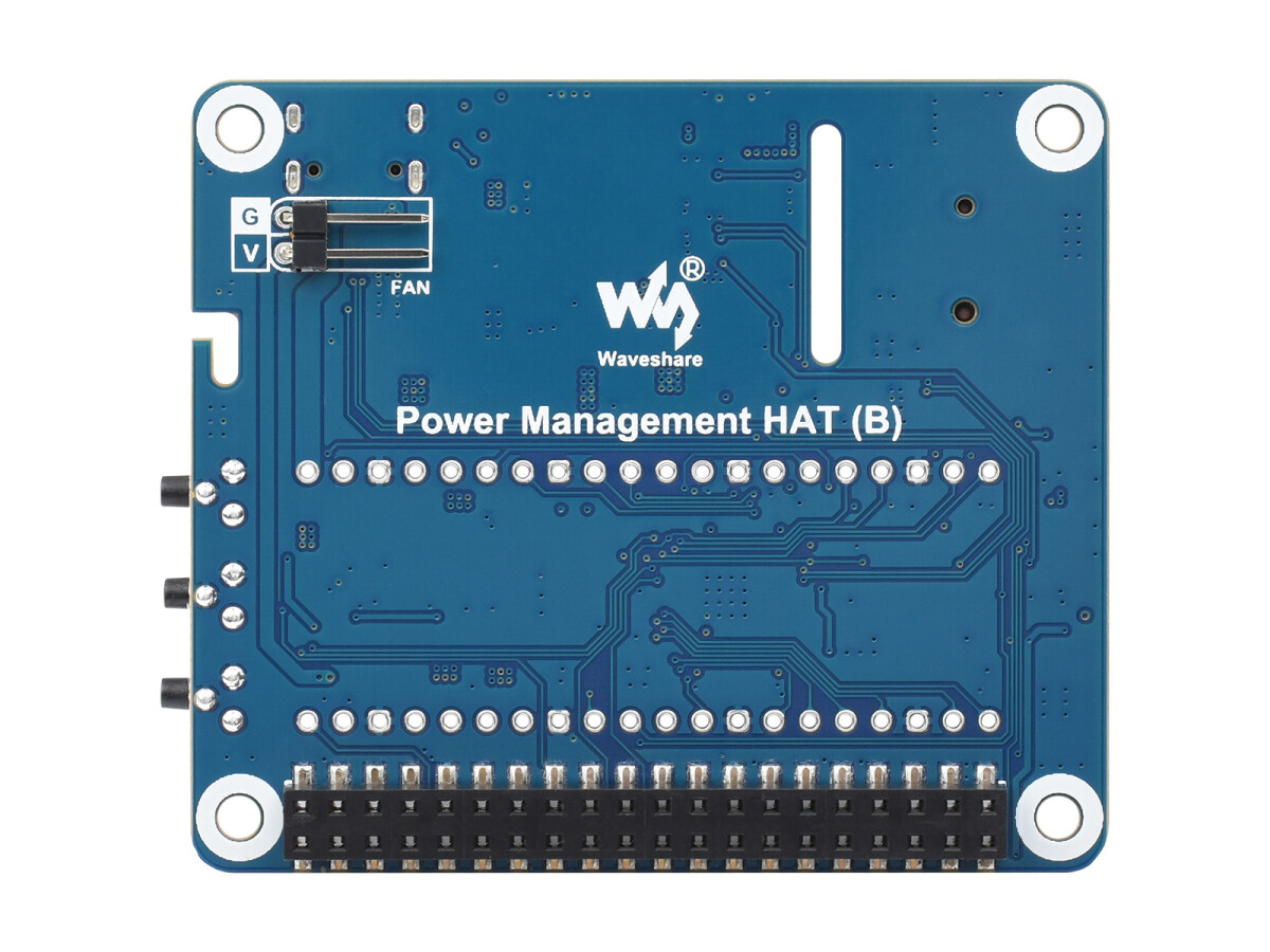 WaveShare Power Management HAT til Raspberry Pi med indbygget RTC og flere beskyttelseskredsløb