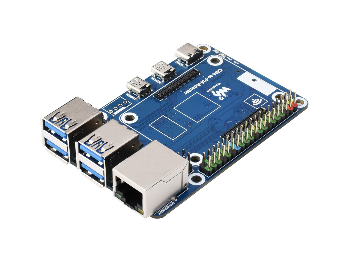 WaveShare CM4 alternativ løsning til Raspberry Pi 4B