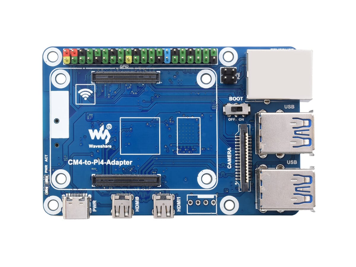 WaveShare CM4 alternativ løsning til Raspberry Pi 4B