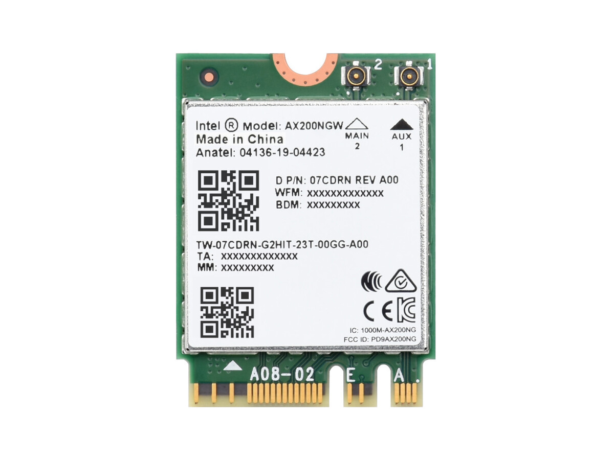 WaveShare Trådløs AX200 NIC Gigabit Tri-Band Wi-Fi 6 802.11AX Standard Bluetooth 5.2