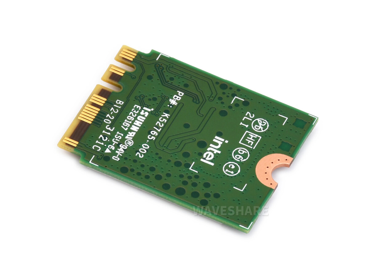 WaveShare Trådløs AX210 NIC Gigabit Tri-Band Wi-Fi 6E 802.11AX Standard Bluetooth 5.2