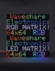 WaveShare RGB Fuld farve LED Matrix Panel 64x64 Pixel 2mm Pitch Justerbar lysstyrke