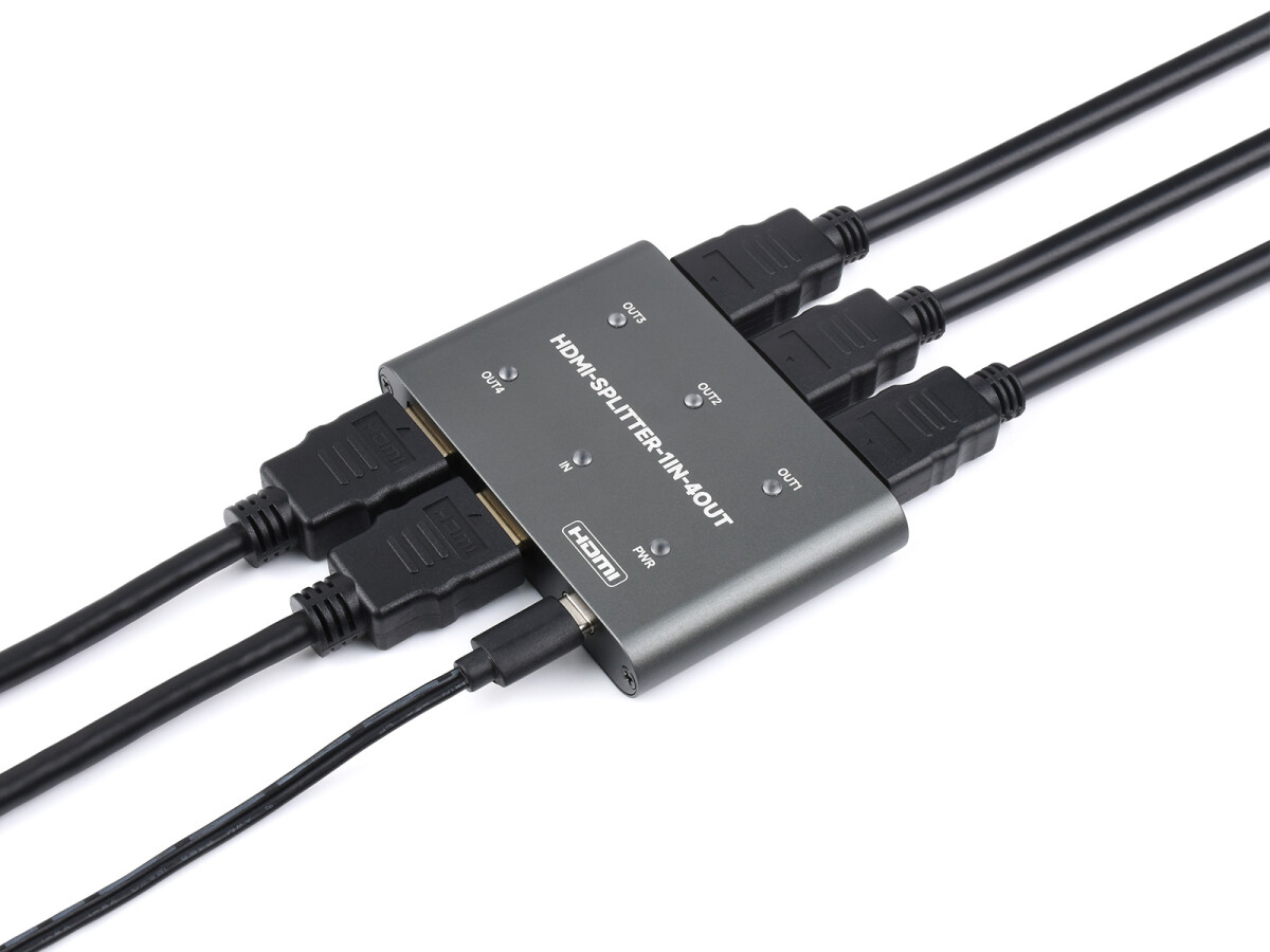 WaveShare HDMI 4K Splitter 1 In 4 Out Del én HDMI-kilde