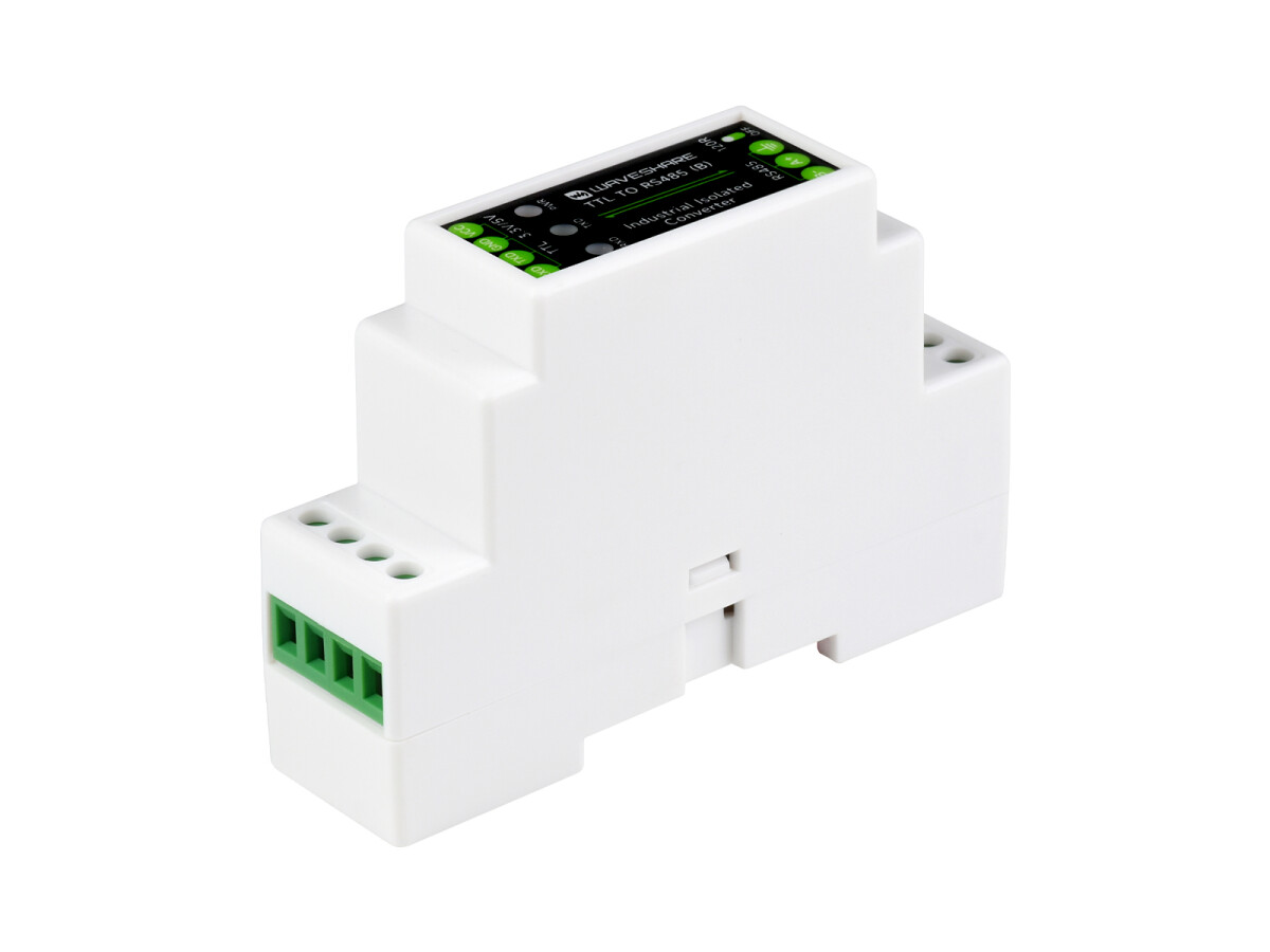WaveShare Monteringsbeslag, TTL til RS485 galvanisk isoleret converter, 600W lynsikker og anti-surges multi-isolation beskyttelse
