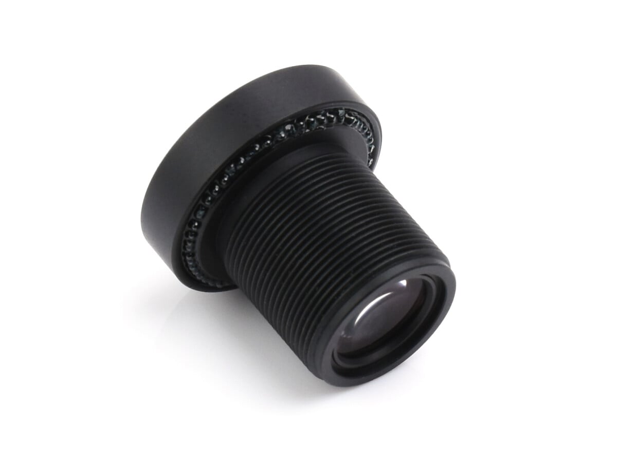 WaveShare M12 højopløselig linse 14MP 184,6° synsfelt 2,72 mm brændvidde til Raspberry Pi Høj kvalitet kamera M12