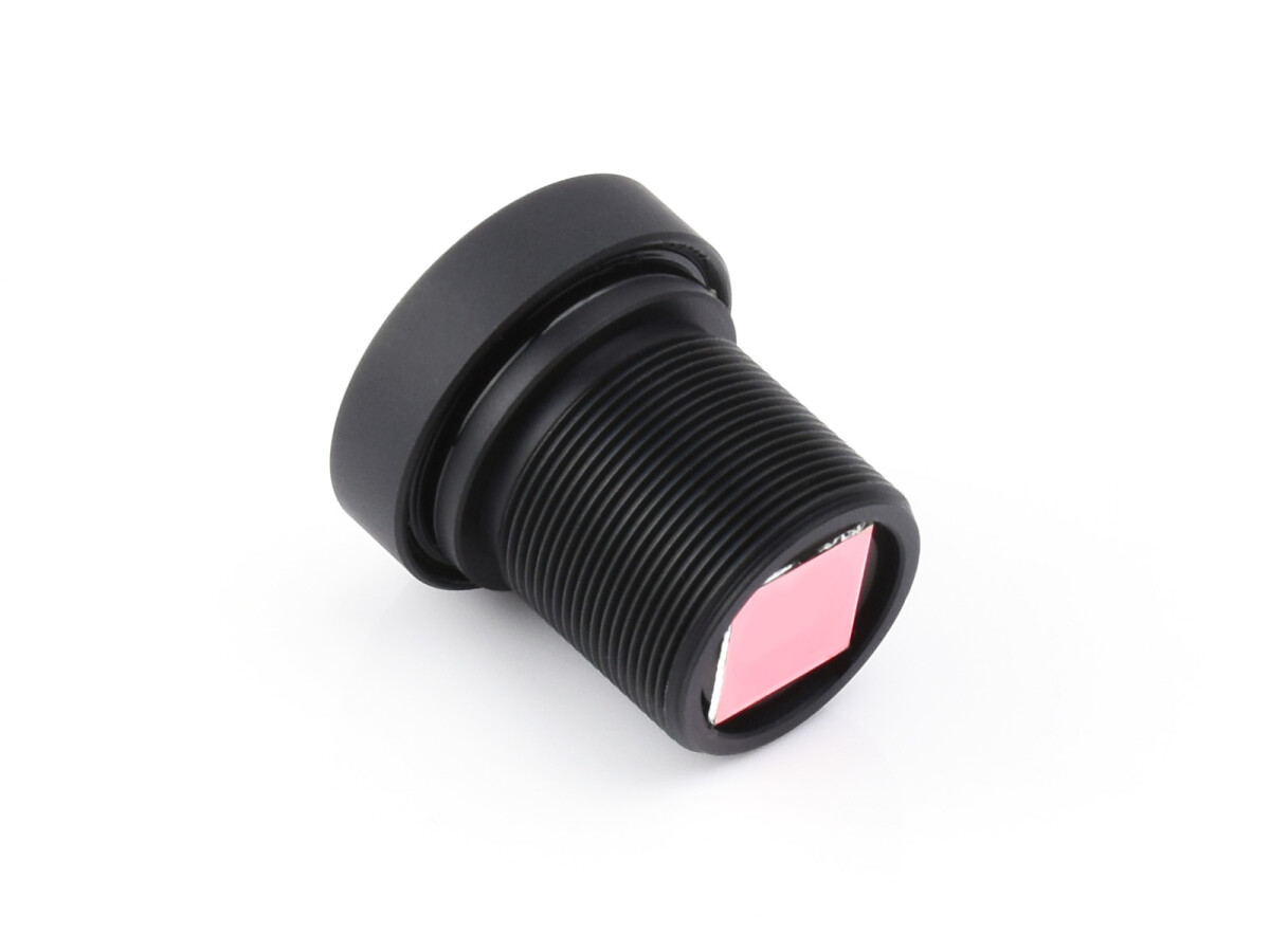 WaveShare M12 højopløselig linse 12MP 113° synsfelt 2,7 mm brændvidde til Raspberry Pi Høj kvalitet kamera M12