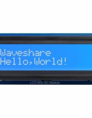 WaveShare LCD1602 I2C Modul 3.3V/5V 16x2 tegn Hvid på Blå