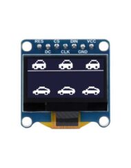 WaveShare 0,96 Zoll OLED-displaymodul Hvid på sort 128x64 SPI I2C