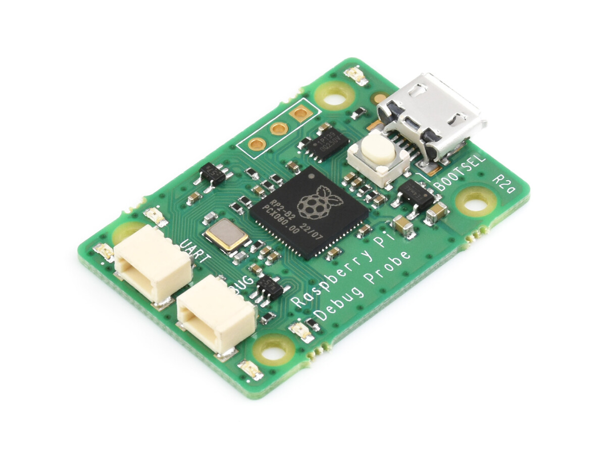 Officielt Raspberry Pi USB Debug Probe hardware debug kit til Pico baseret på RP2040 mikrocontroller