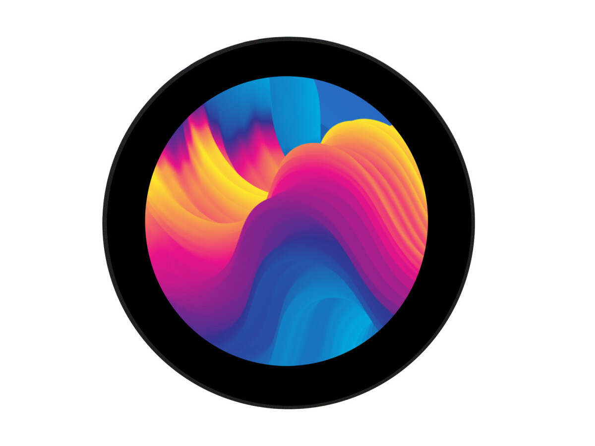 WaveShare 3,4 Zoll DSI Rundt Touch Display 800x800 IPS til Raspberry Pi 10-Punkt Touch