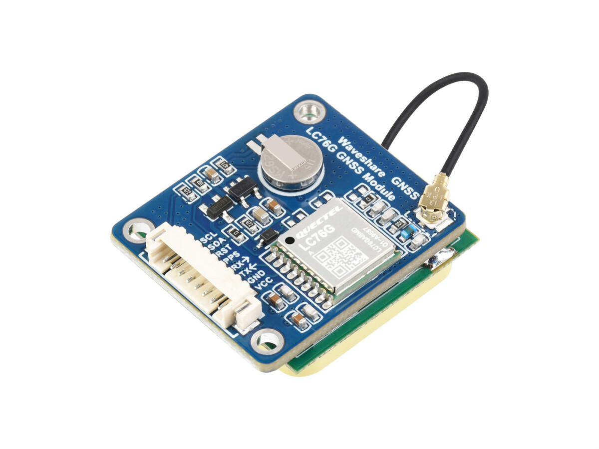 WaveShare LC76G Multi-GNSS Modul understøtter GPS, BDS, GLONASS, Galileo, QZSS