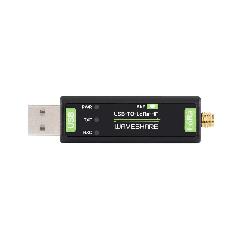 WaveShare USB til LoRa-datatransmissionsmodul, HF-version med TCXO-krystaloscillator