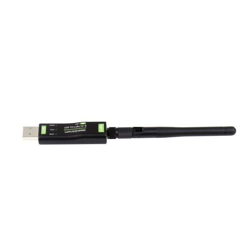 WaveShare USB til LoRa dataoverføringsmodem HF-version 868 MHz med XTAL-krystalosillator